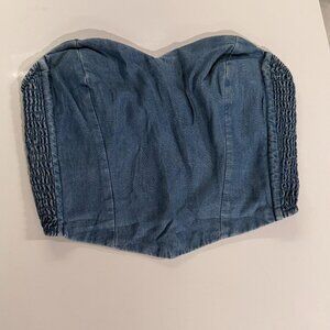 Urban Outfitters Denim Bustier Size M